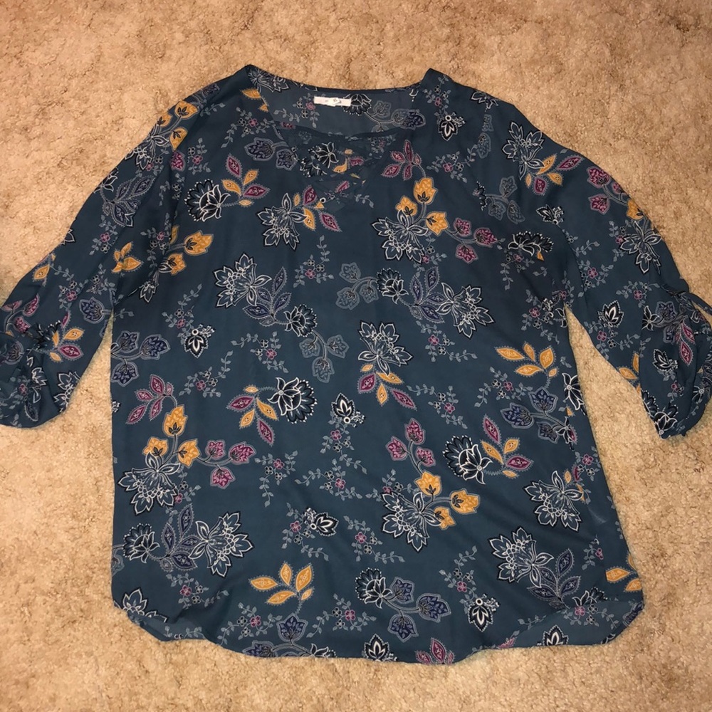 Fall chiffon dress shirt